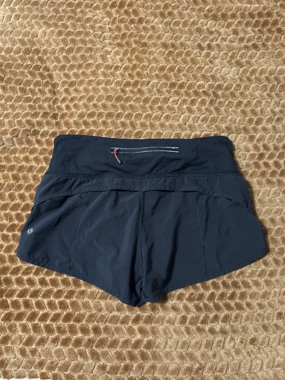 Lululemon Black Run Speed Shorts Block-It Pocket 2.5